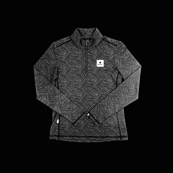 Saysky Reflective Pace 1/2 Zip Long Sleeve Sort Reflective Lightning 1050 OWRLS21C1050