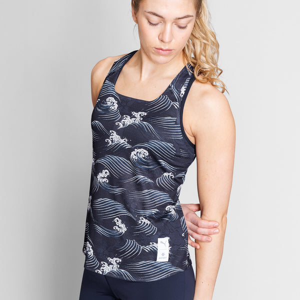 Saysky Puma x Saysky Singlet Blå Waves 1013 526957 0016