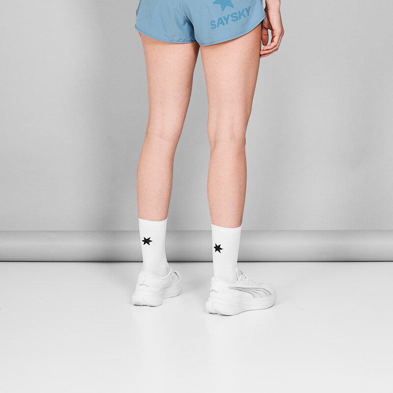 Saysky Combat High Socks Hvid 101 XUASO101C101