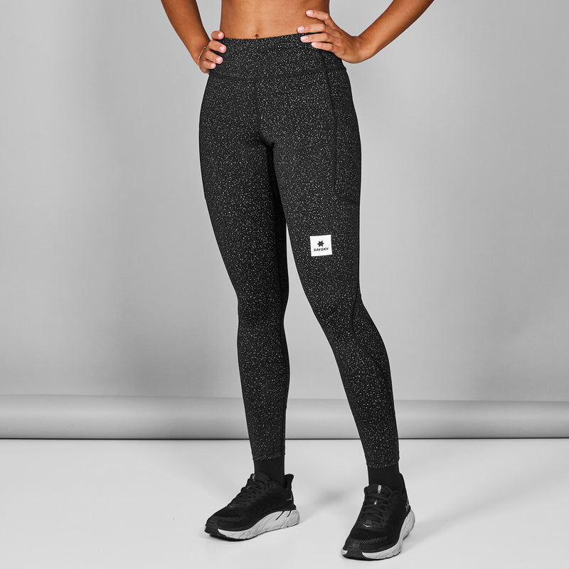 Saysky Reflective Universe Combat+ Tights Sort 901 MWRLT20C901