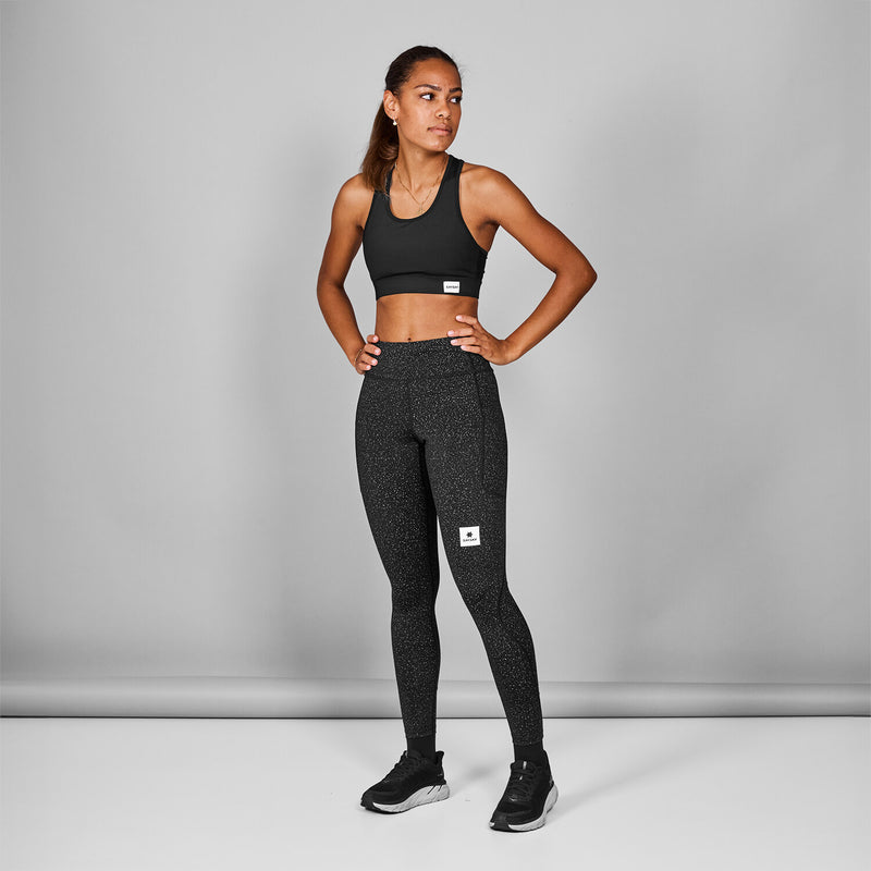 Saysky Reflective Universe Combat+ Tights Sort 901 MWRLT20C901