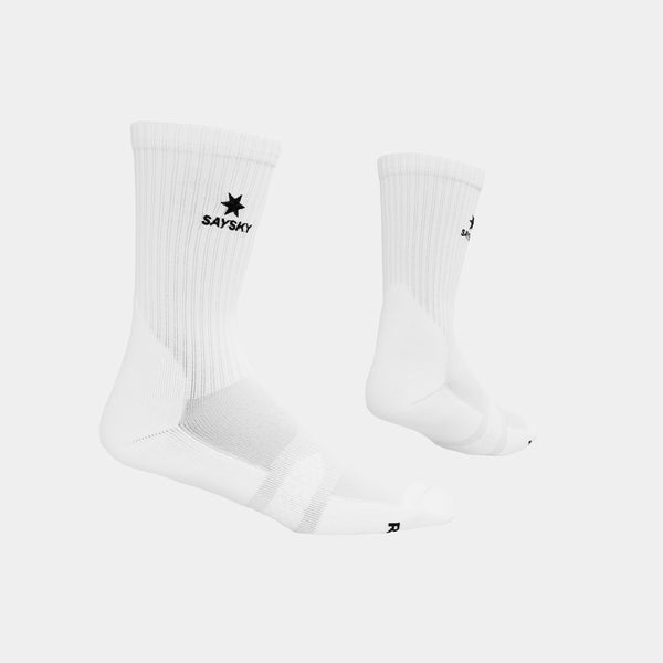 Saysky Pace High Socks Hvid 101 OUASO110C101