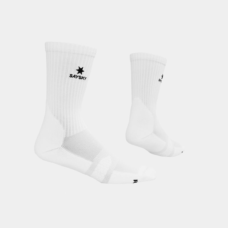 Saysky Pace High Socks Hvid 101 OUASO110C101