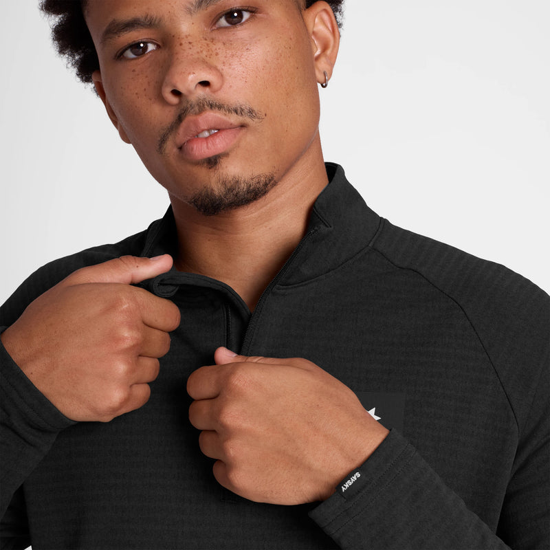 Saysky Blaze Half Zip Light Fleece Sort 9001 KMRFL03C9001