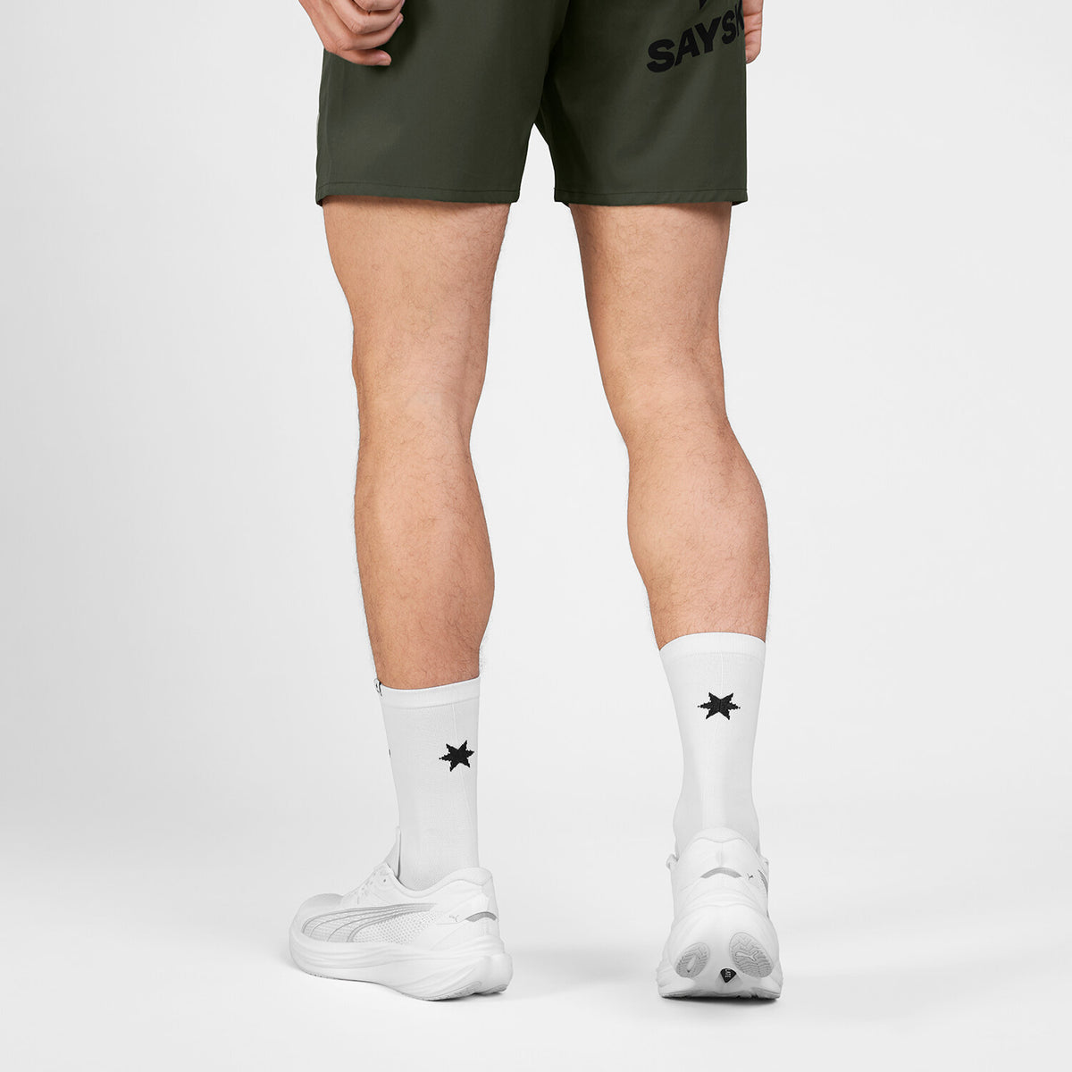 Saysky Combat High Socks Hvid 101 SA80001