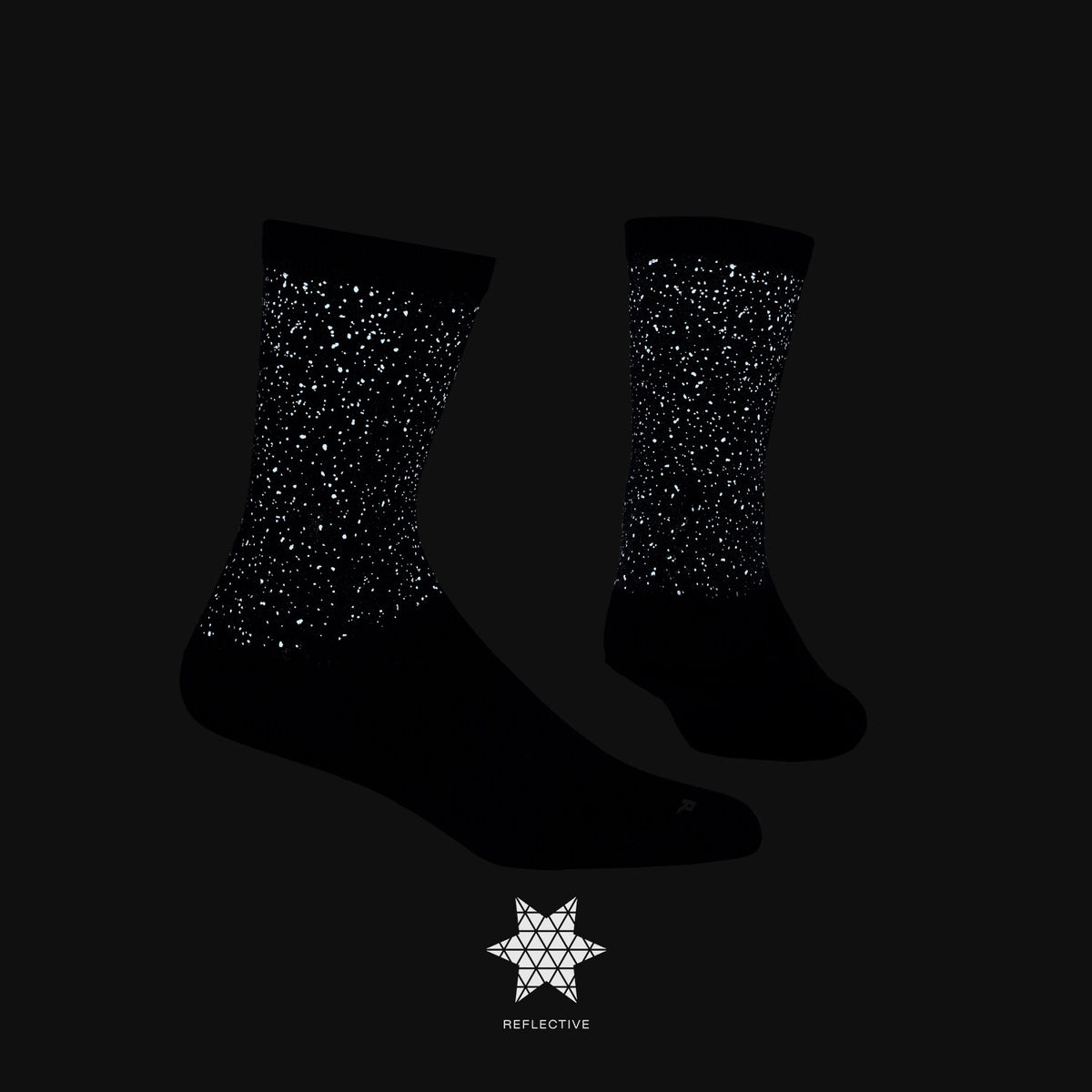 Saysky Combat Reflective High Socks Sort 901 SA80006