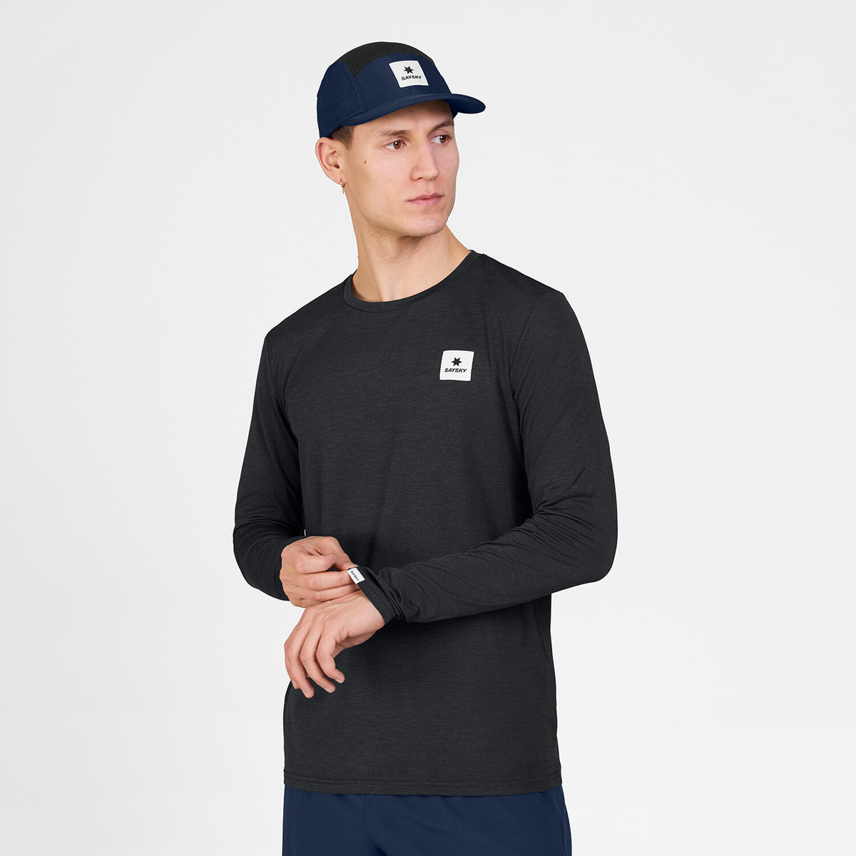 Saysky Clean Pace Long Sleeve Sort 9001 SM20004