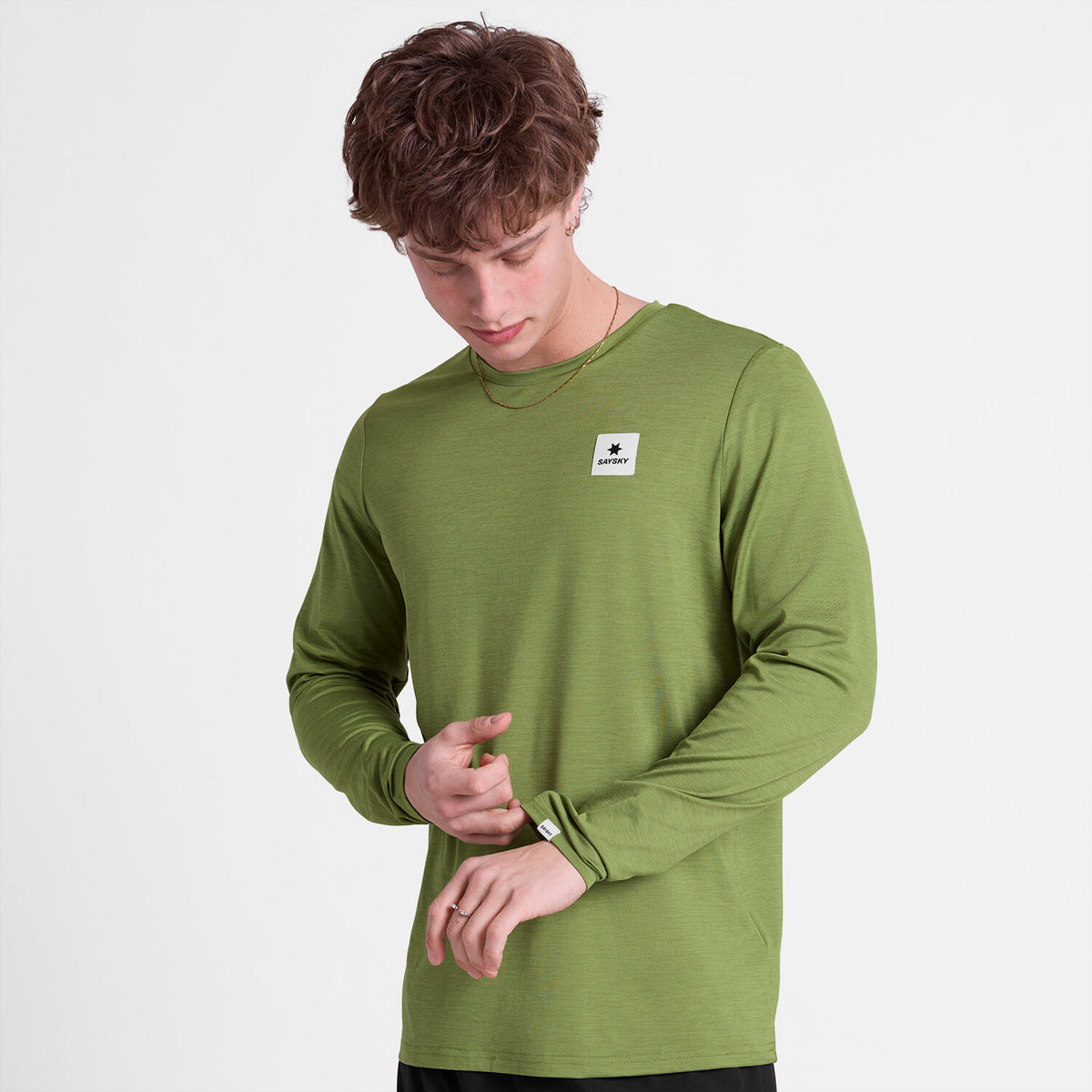 Saysky Clean Pace Long Sleeve Grøn 3011 SM20004