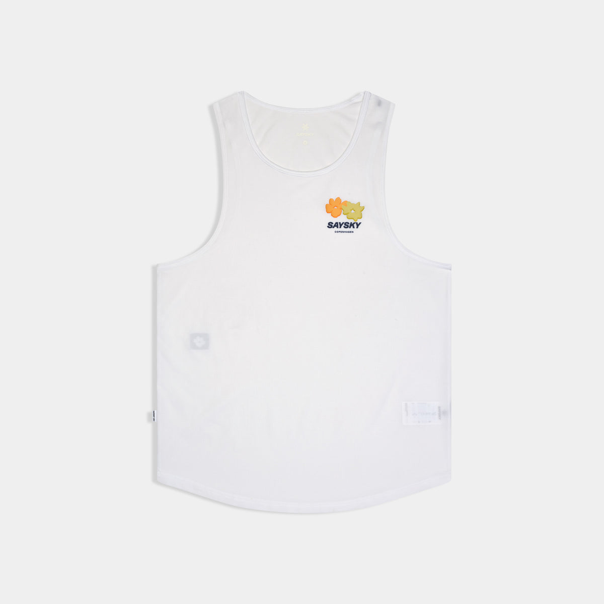 Saysky Flower Combat Singlet Hvid 101 SM30013
