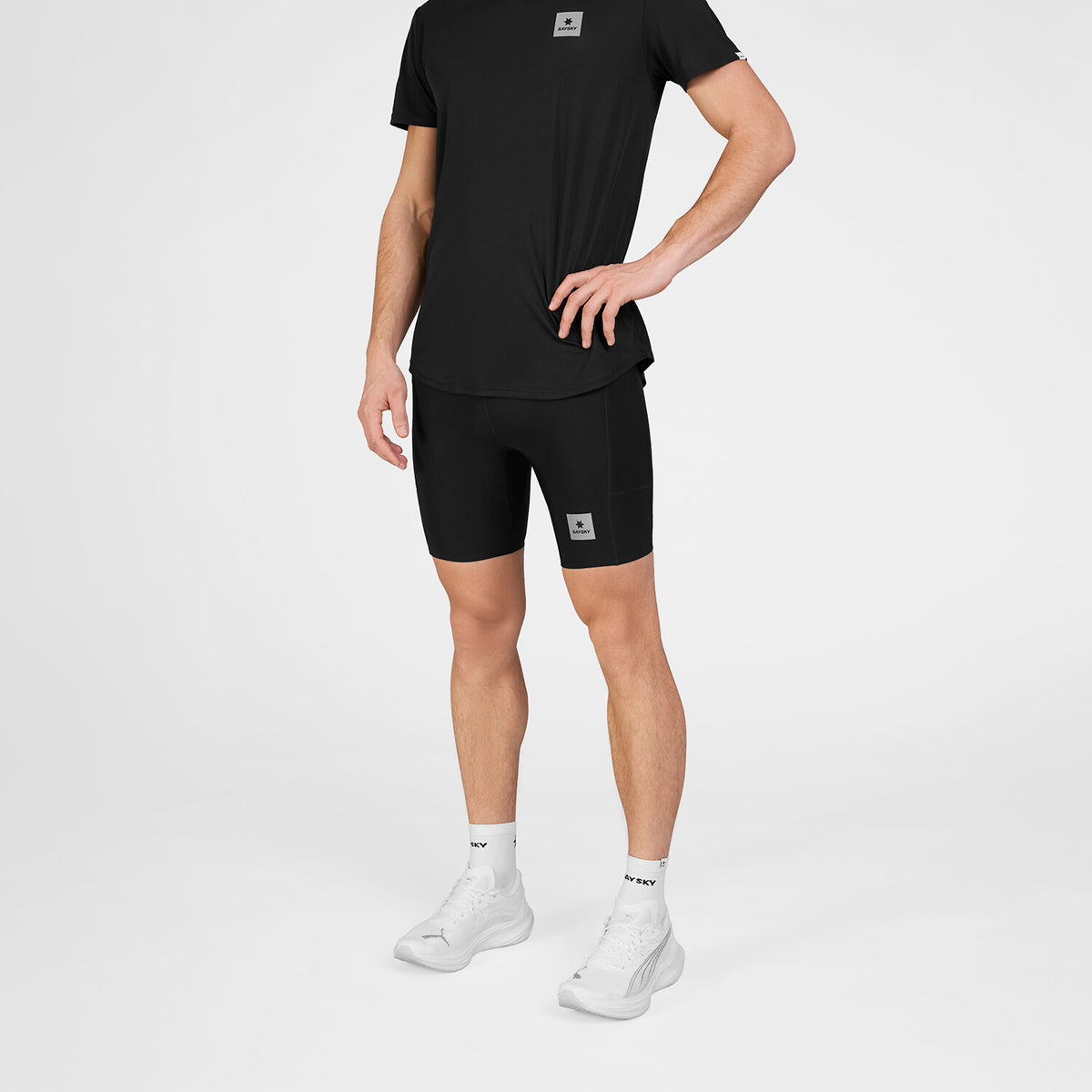 Saysky Flow+ Race Short Tights 7'' Sort 901 SM55004