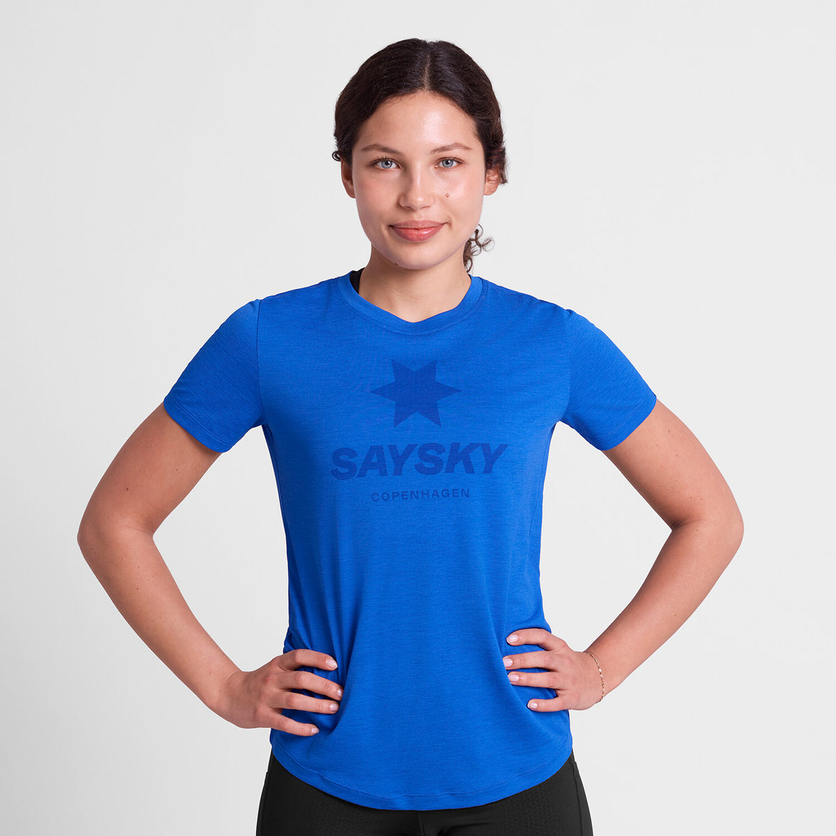 Saysky Logo Combat Pro T-shirt Blå 2017 SW25005
