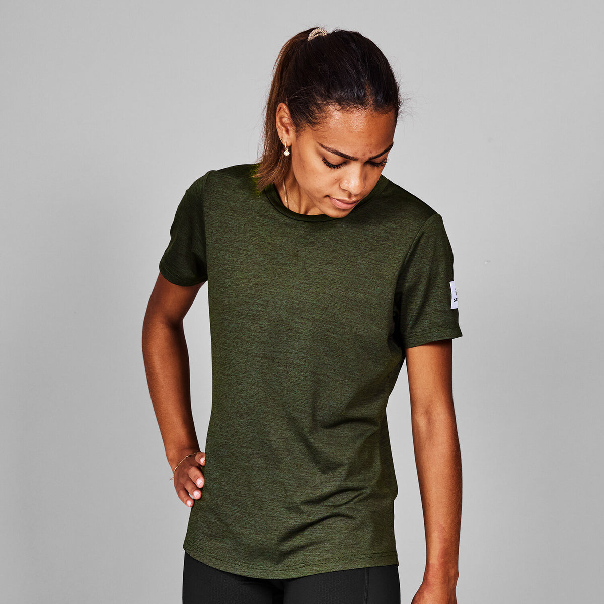 Saysky Clean Pace T-shirt Grøn 3001 SW25002