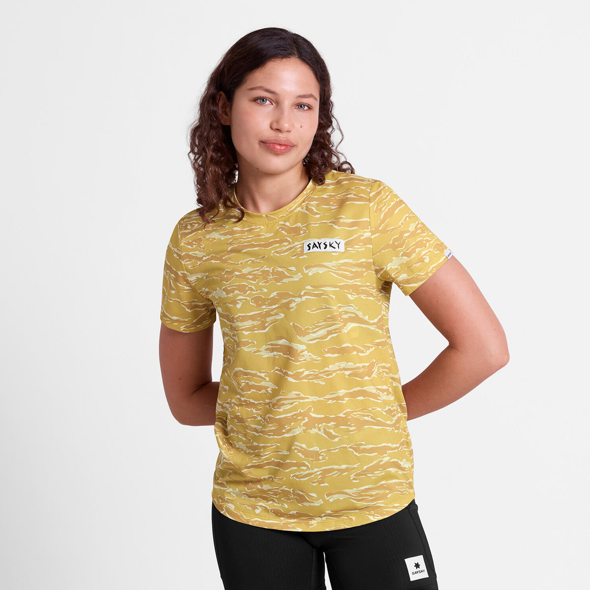 Saysky Tiger Combat T-Shirt Gul Camo 1064 SW25006