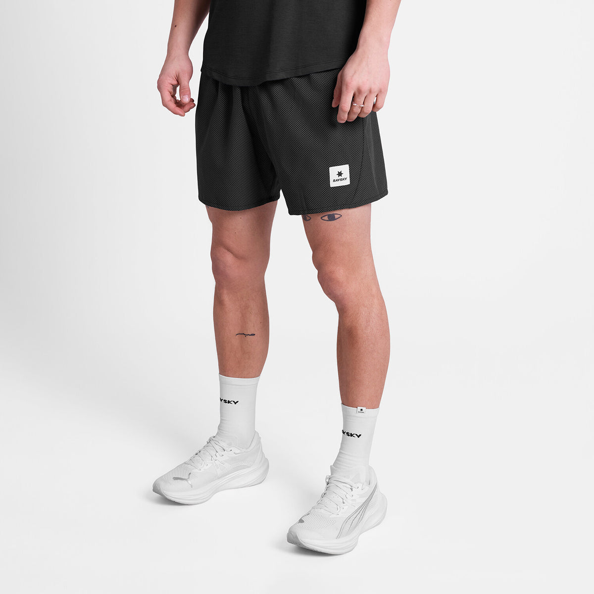 Saysky Zig Zag Pace Shorts 5'' Sort Zig Zag 1062 SM40014