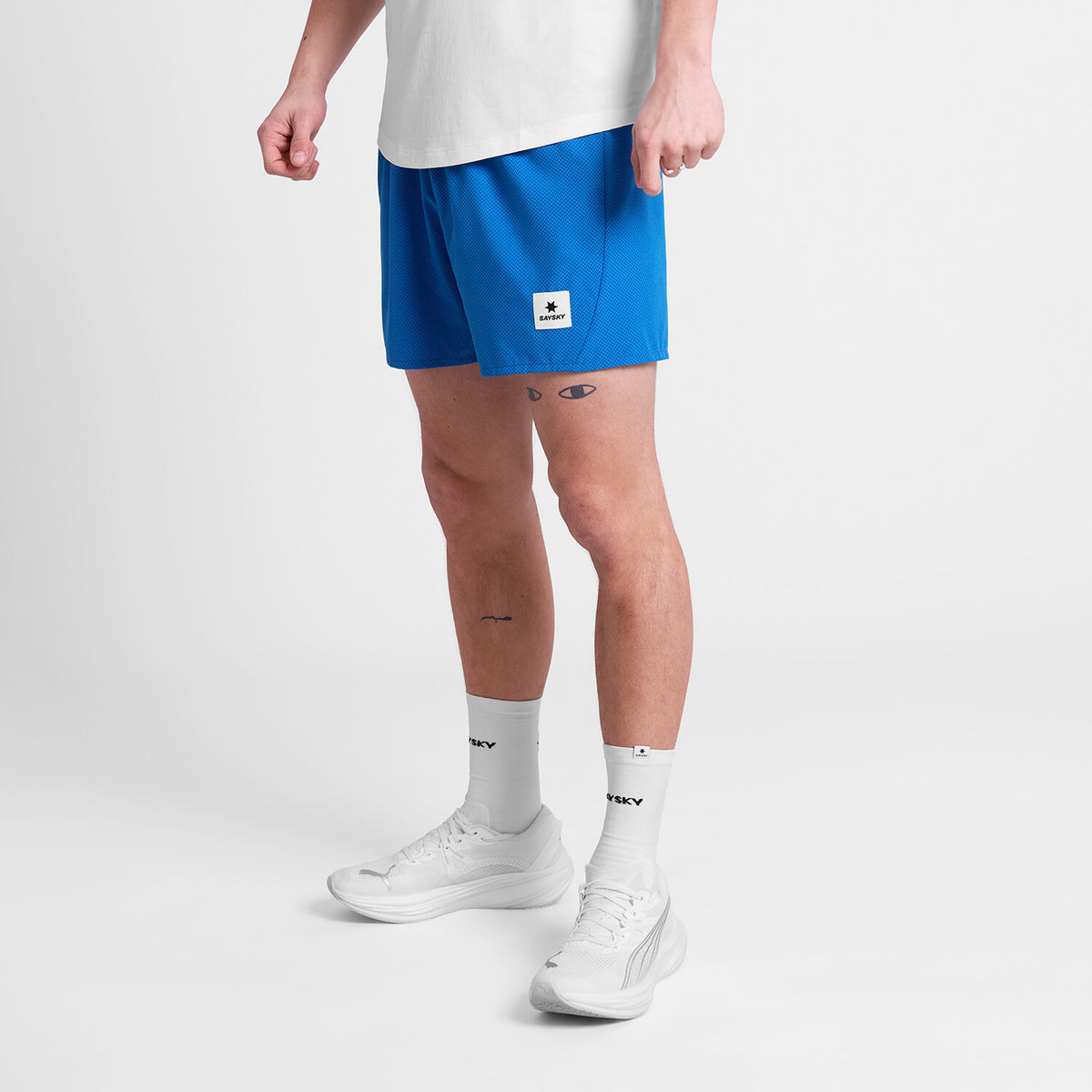 Saysky Zig Zag Pace Shorts 5'' Blå Zig Zag 1063 SM40014