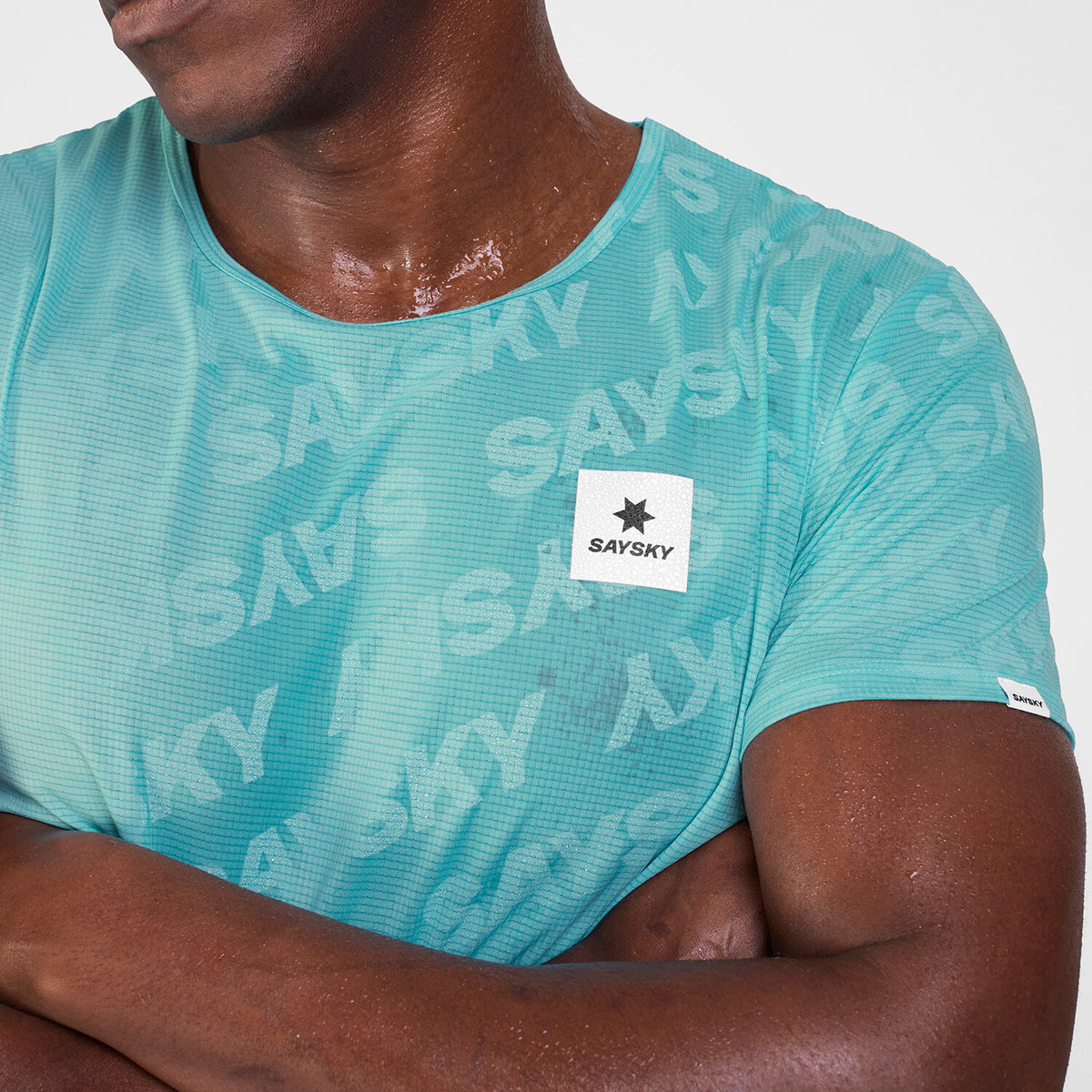 Saysky Reactive Flow T-shirt Blå Logo 1071 SM25011