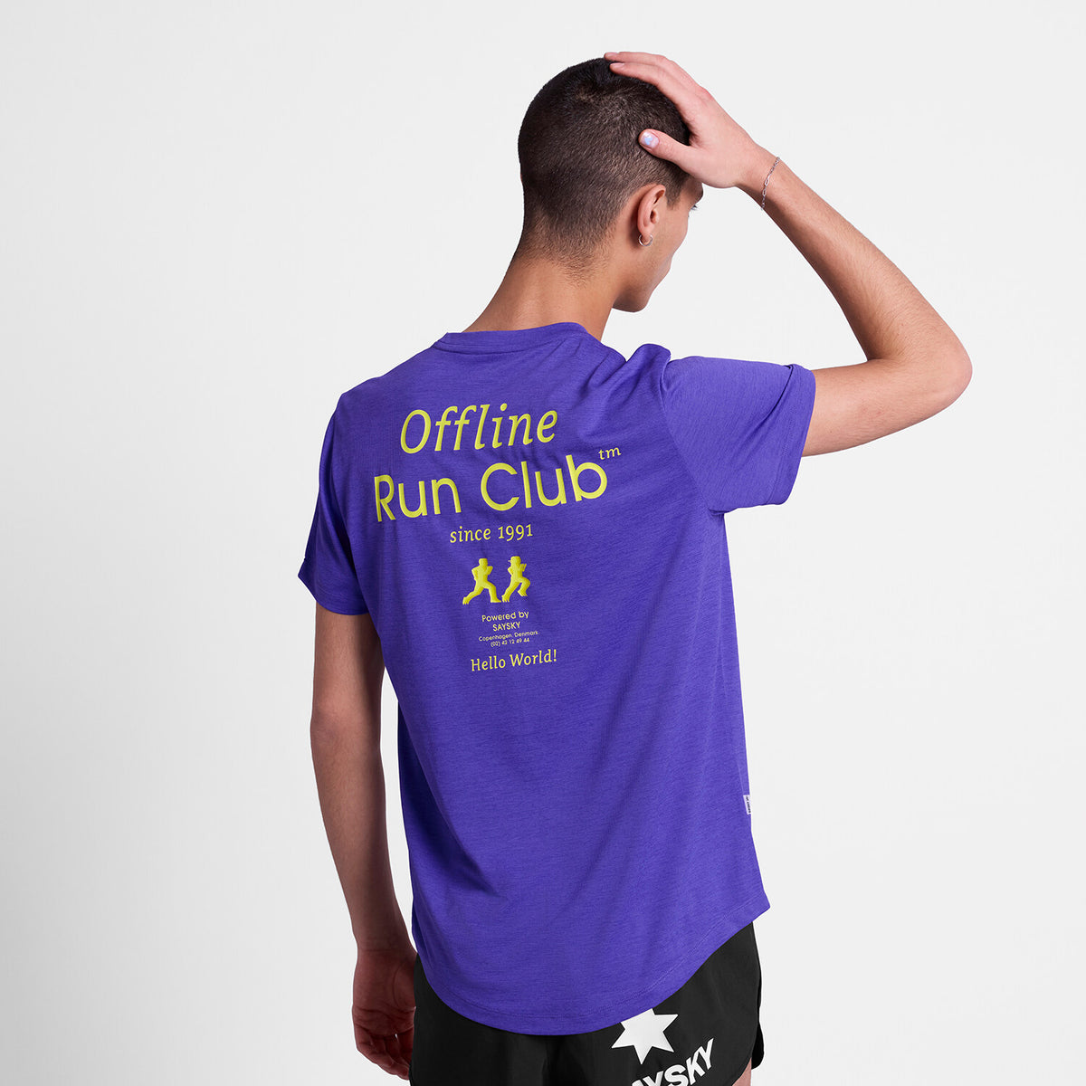 Saysky Statement Combat Pro T-Shirt Lilla 7012 SM25022