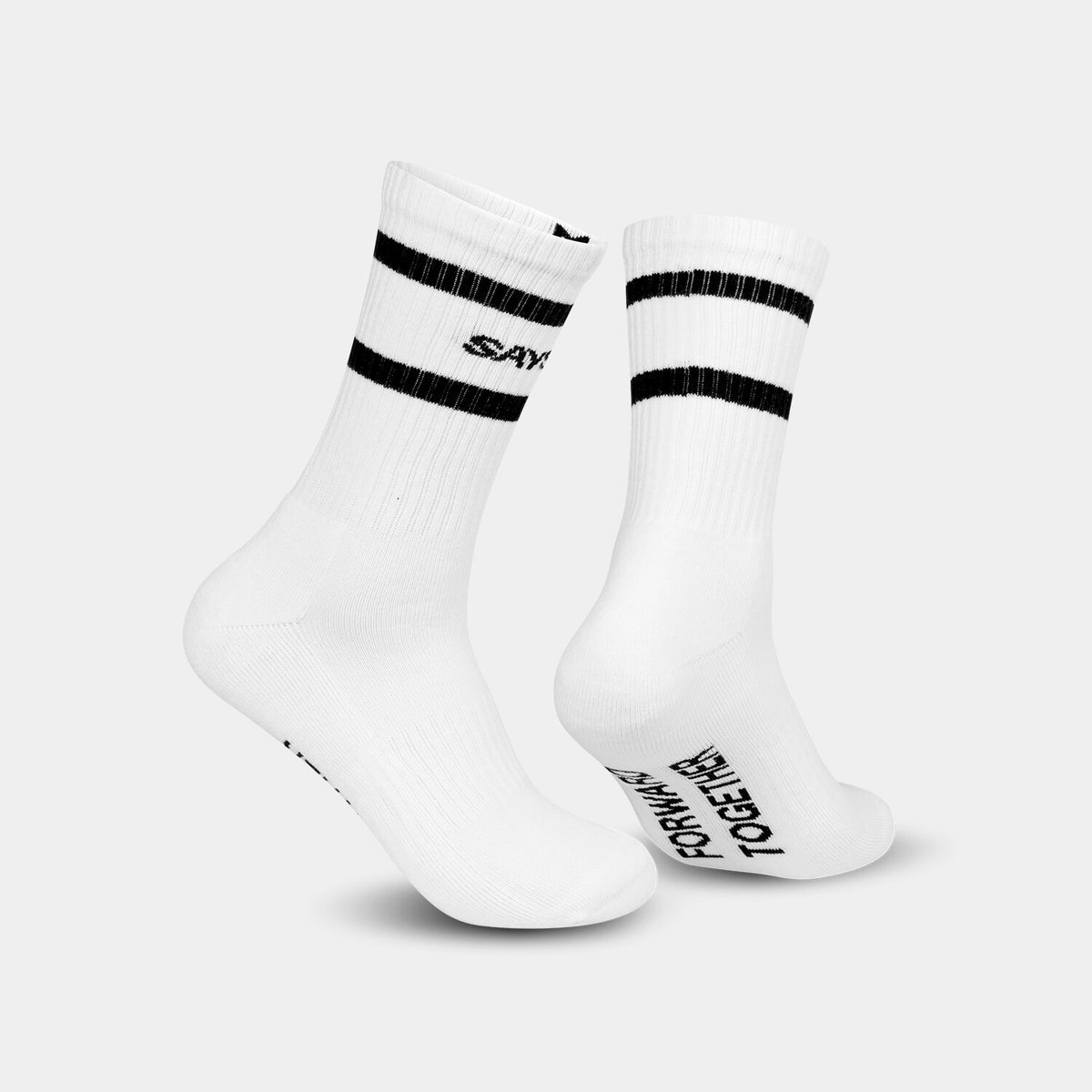 Saysky Everyday Crew Socks Hvid 101 SA80018