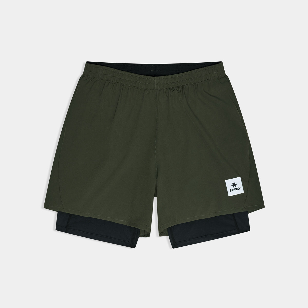 Saysky 2 in 1 Pace Shorts 5'' Grøn 301 SM40002