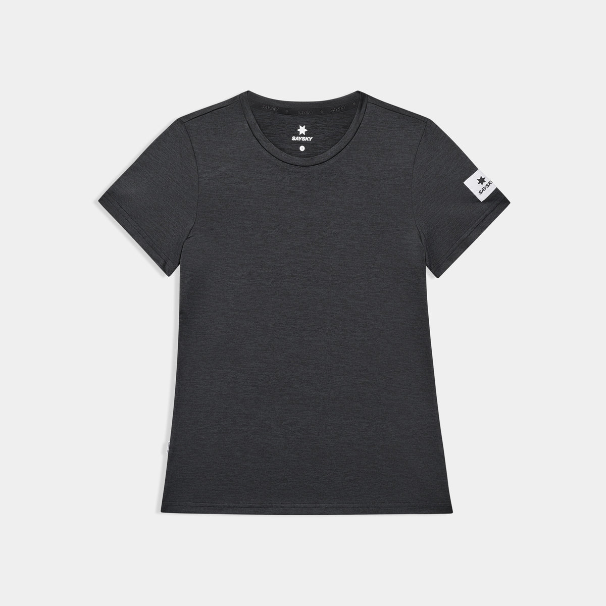 Saysky Clean Pace T-shirt Sort 9001 SW25002