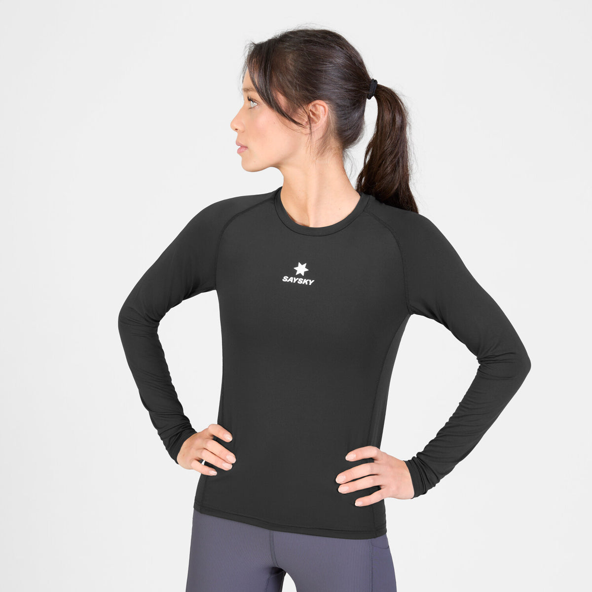 Saysky Combat Tech Long Sleeve Sort 901 SW20008