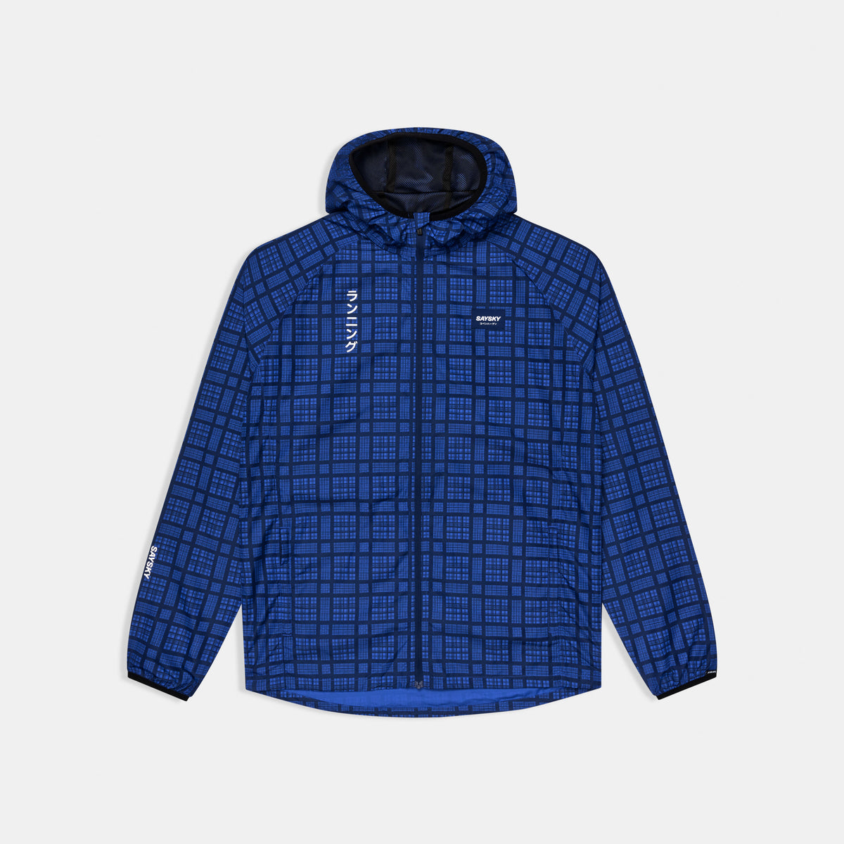 Saysky Pace Jacket Blå Checker 1077 SM10019