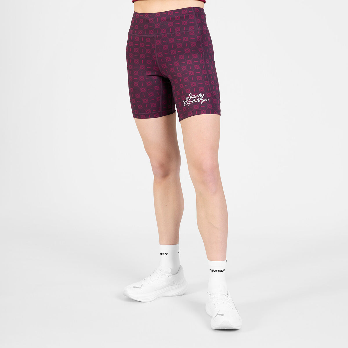 Saysky Couture Combat+ Short Tights 7\" Bordeaux Couture 1078 SW55013