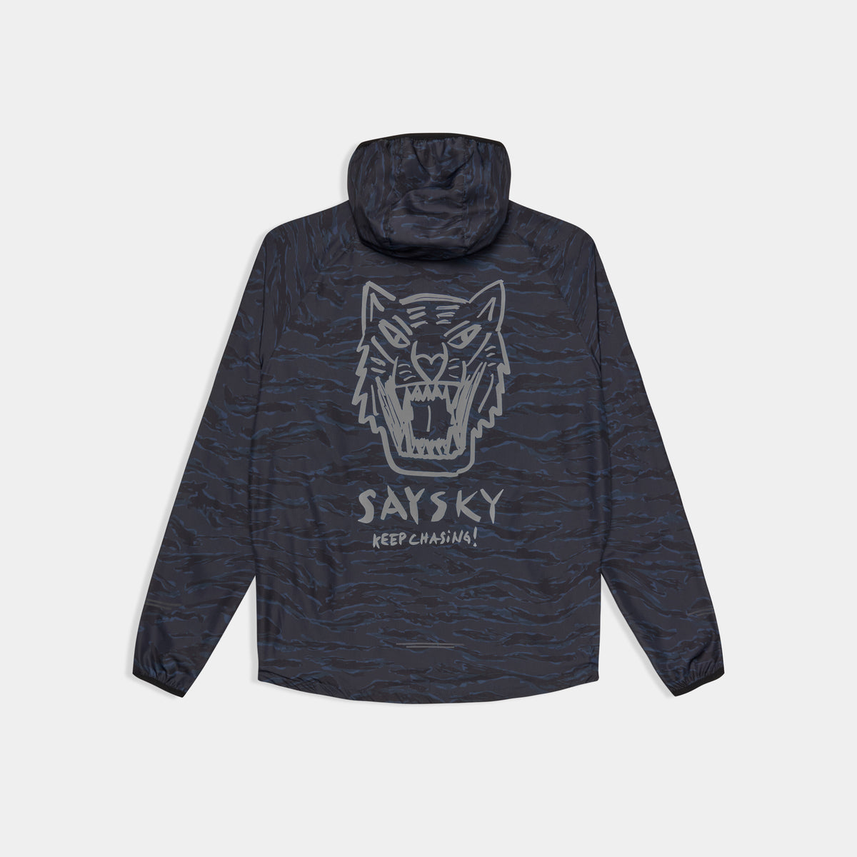 Saysky Tiger Pace Jacket Sort Camo 1080 SM10006