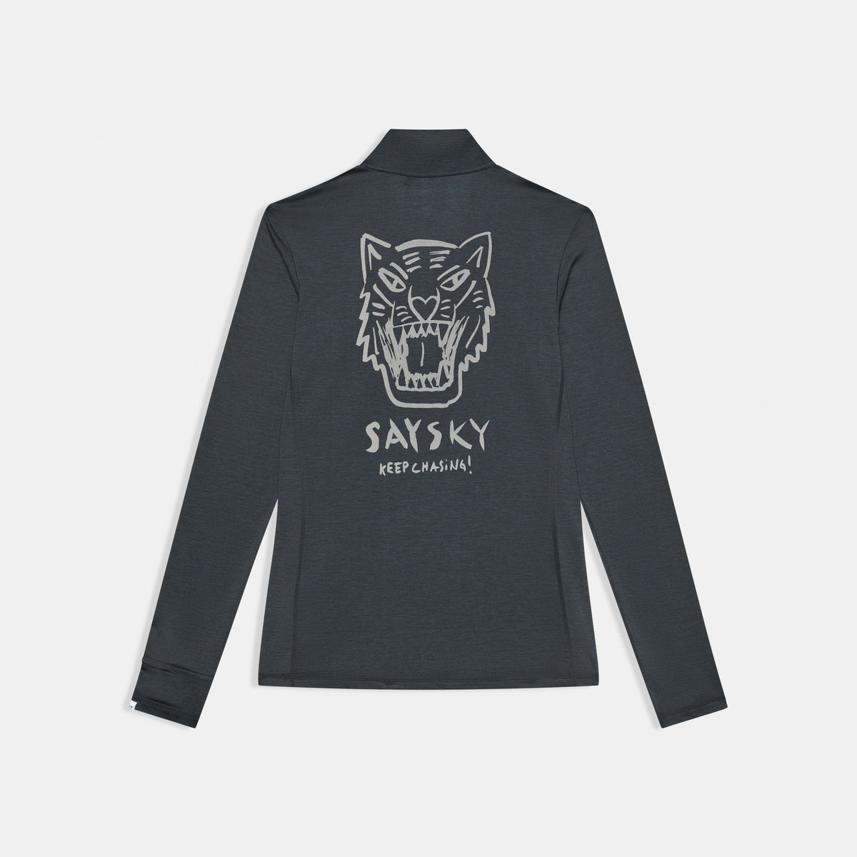 Saysky Tiger Pace Half Zip Long Sleeve Sort 9001 SW20009