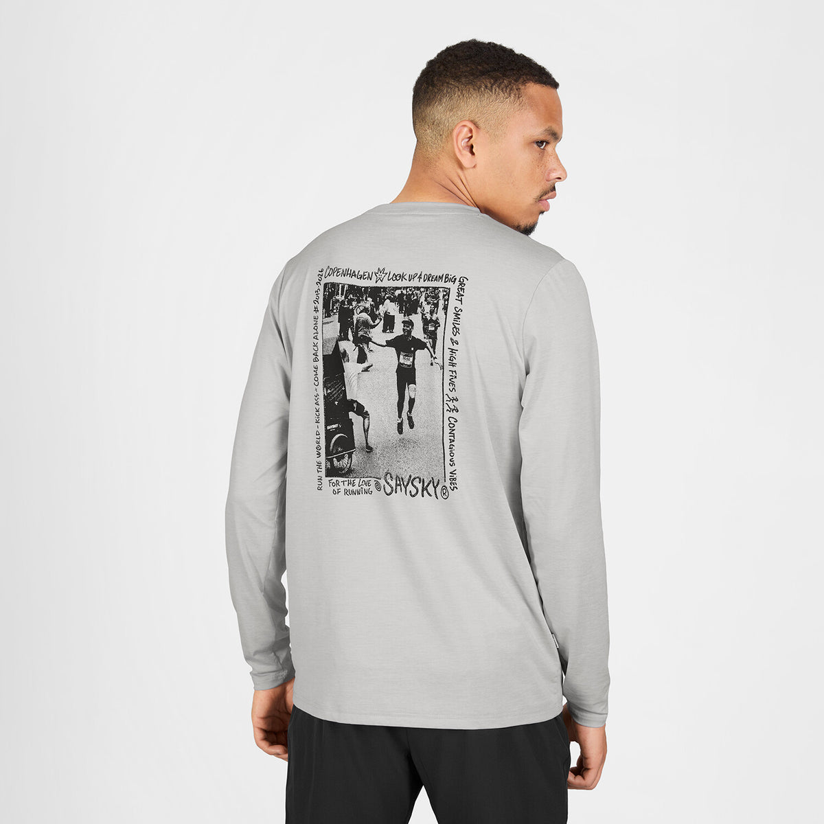 Saysky Statement Pace Long Sleeve Grå 6008 SM20012