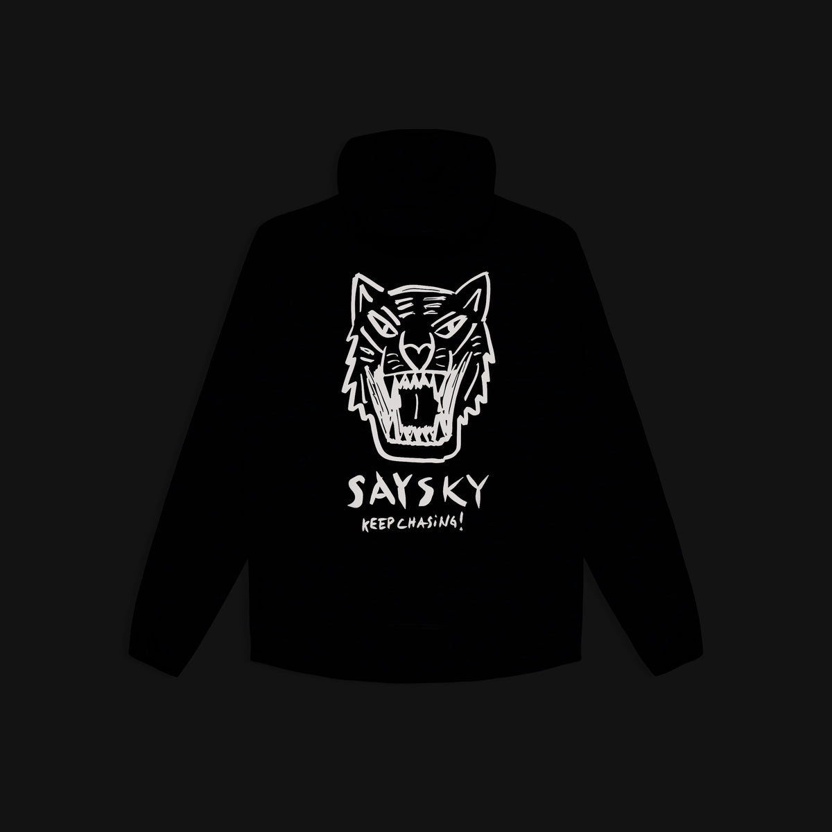 Saysky Tiger Pace Jacket Sort Camo 1080 SM10006