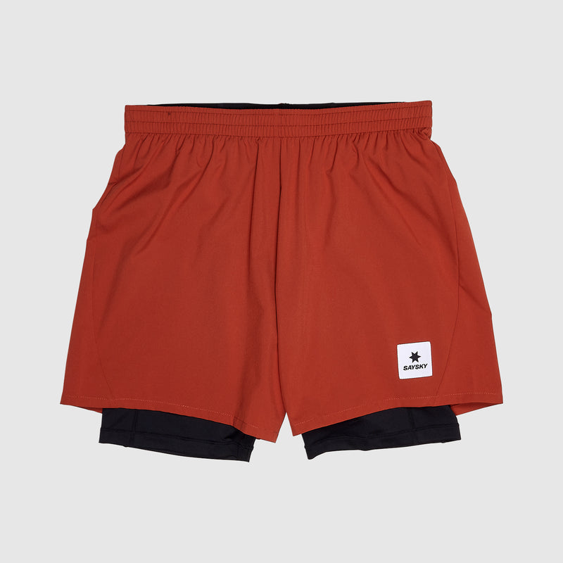 SAYSKY 2 in 1 Pace Shorts 5'' SHORTS 501 - RED