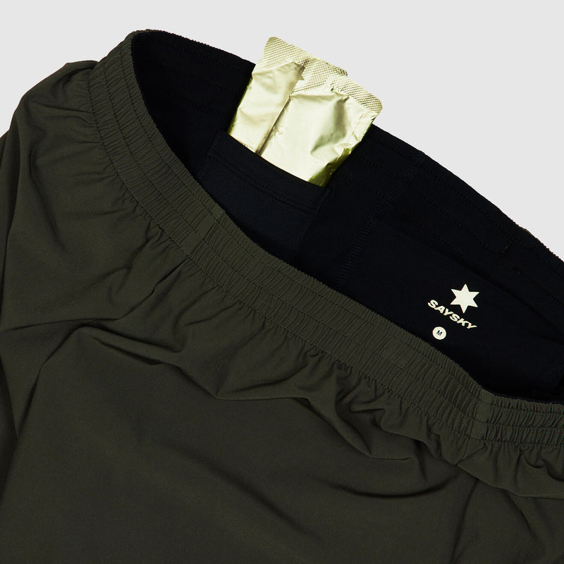 Saysky 2 in 1 Pace Shorts 5'' Grøn 301 XMRSH20C301