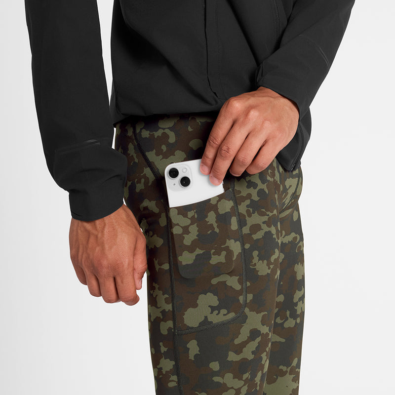 SAYSKY Camo Combat+ Long Tights TIGHTS 1048 - BROWN AOP