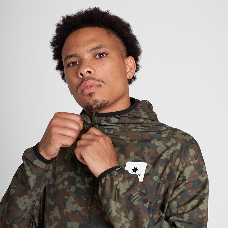 SAYSKY Camo Pace Jacket JAKKER/VESTE 1048 - BROWN AOP