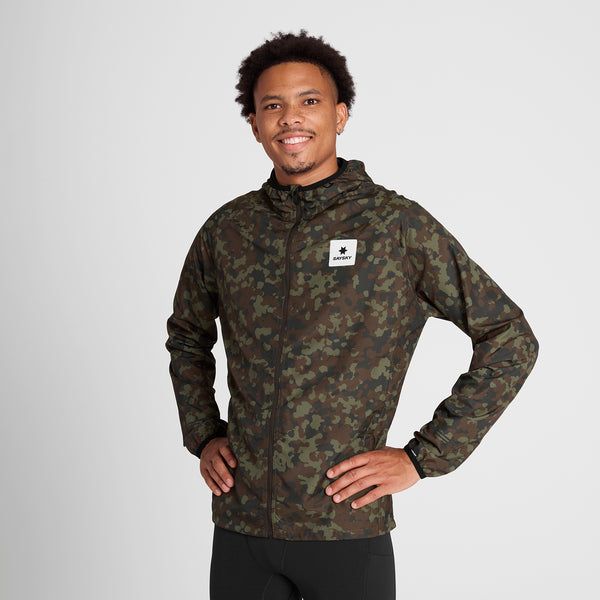 SAYSKY Camo Pace Jacket JAKKER/VESTE 1048 - BROWN AOP