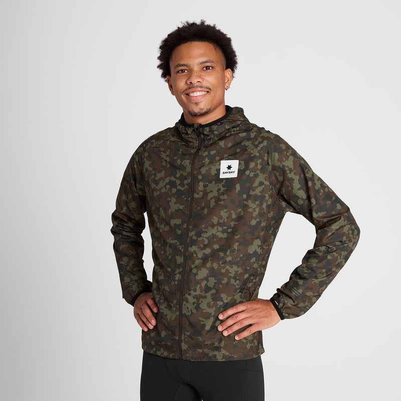 SAYSKY Camo Pace Jacket JAKKER/VESTE 1048 - BROWN AOP