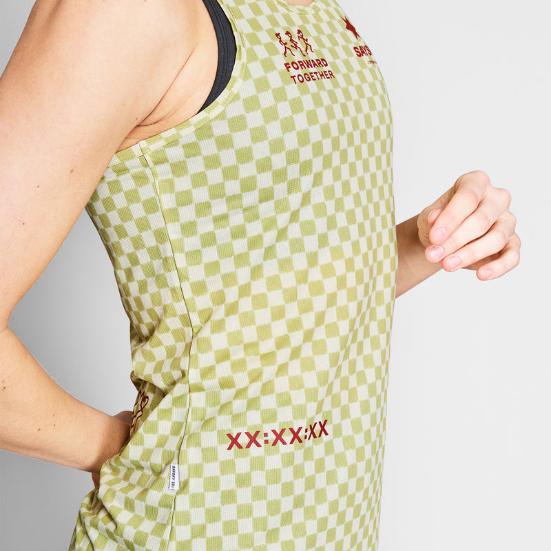 SAYSKY Checker Combat Singlet SINGLETTER 1034 - GREEN AOP