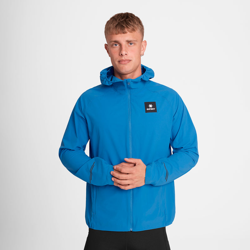 SAYSKY Clean Pace Flex Hooded Jacket JAKKER/VESTE 220 - BLUE