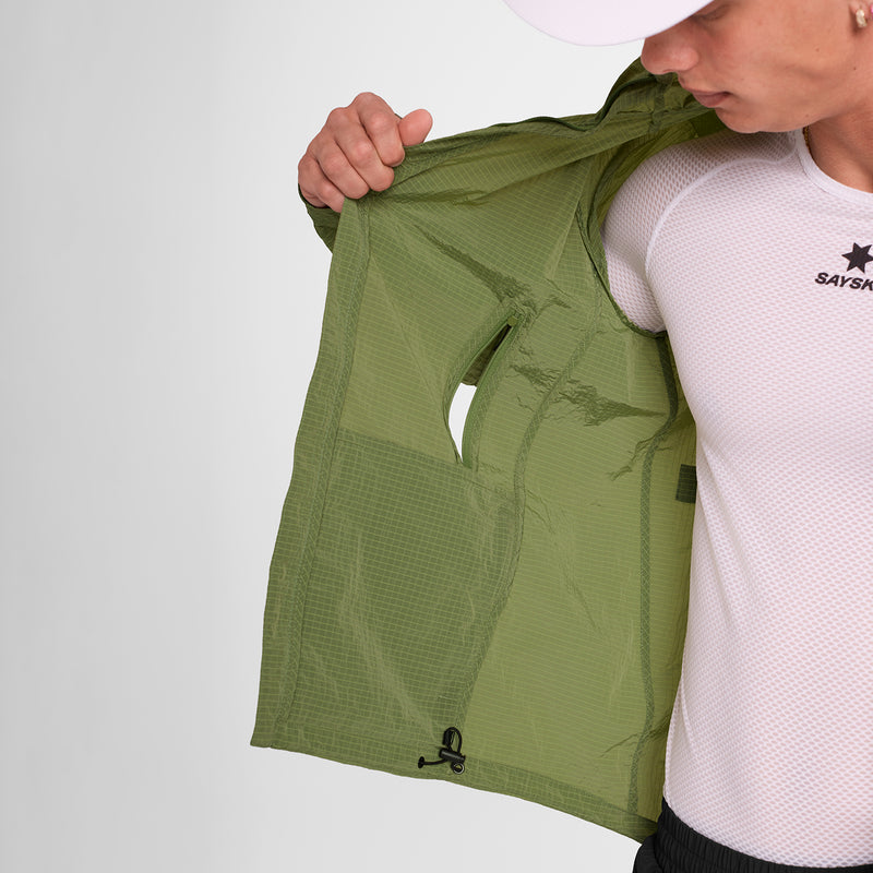 SAYSKY Clean Pace Shield Jacket JAKKER/VESTE 313 - GREEN