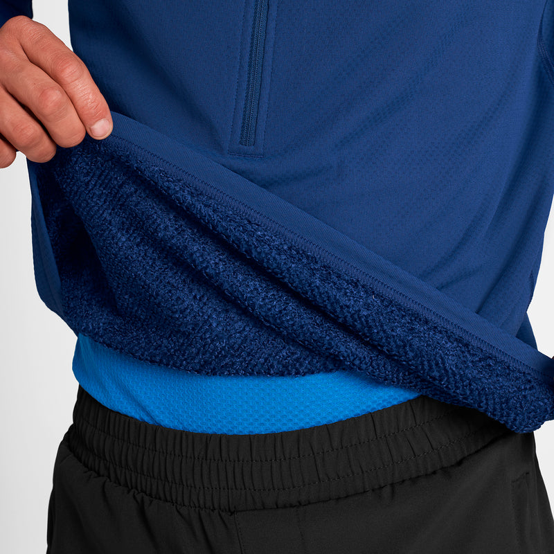 SAYSKY Combat Half Zip Fleece Hoodie FLEECE 219 - BLUE