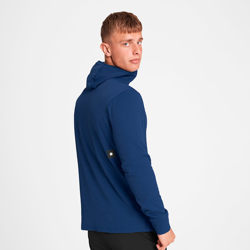 SAYSKY Combat Half Zip Fleece Hoodie FLEECE 219 - BLUE
