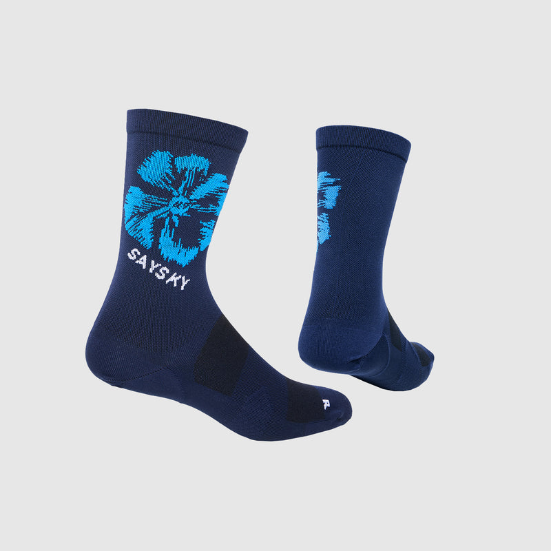 SAYSKY Combat High Socks SOKKER 1029 - BLUE AOP