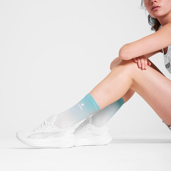 SAYSKY Combat High Socks SOKKER 1023 - BLUE AOP