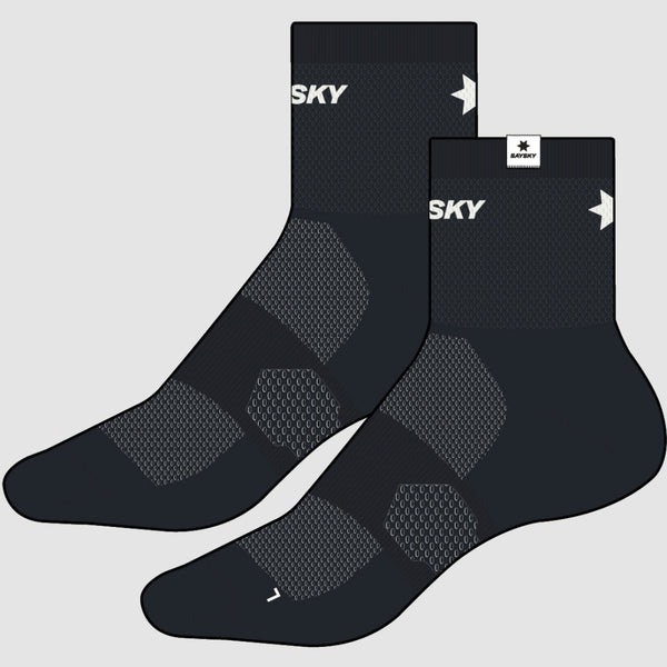 SAYSKY Combat Quarter Socks SOKKER 901 - BLACK