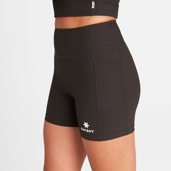 SAYSKY Combat+ Rib Short Tights 4'' TIGHTS 712 - COFFEE