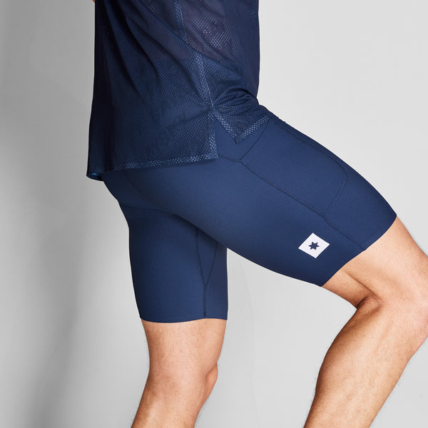 SAYSKY Combat+ Rib Short Tights 8'' TIGHTS 201 - BLUE