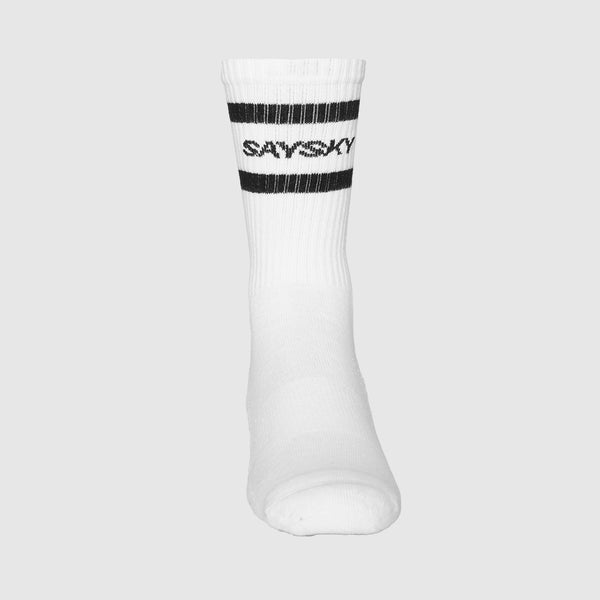 SAYSKY Everyday Crew Socks SOKKER 101 - WHITE