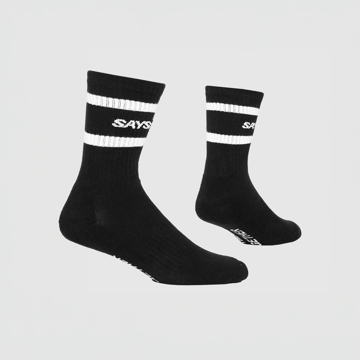 SAYSKY Crew Socks SOKKER 901 - BLACK