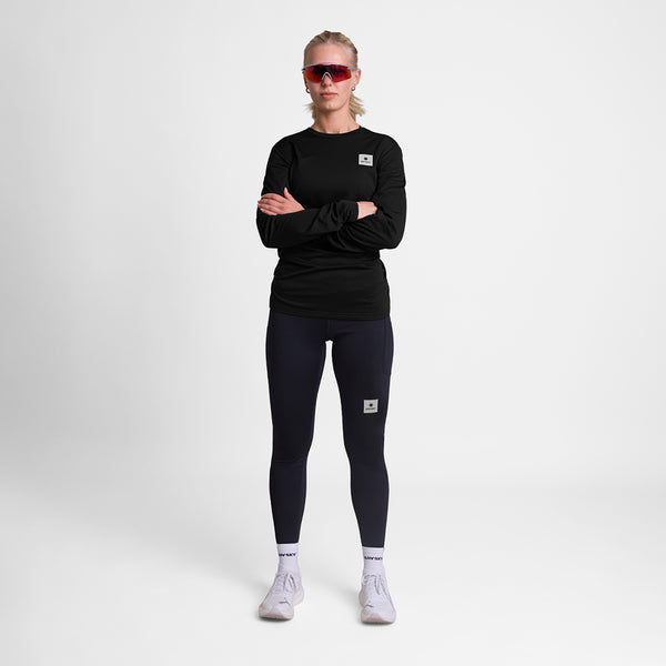 SAYSKY Flow Light Fleece LONG SLEEVES 901 - BLACK